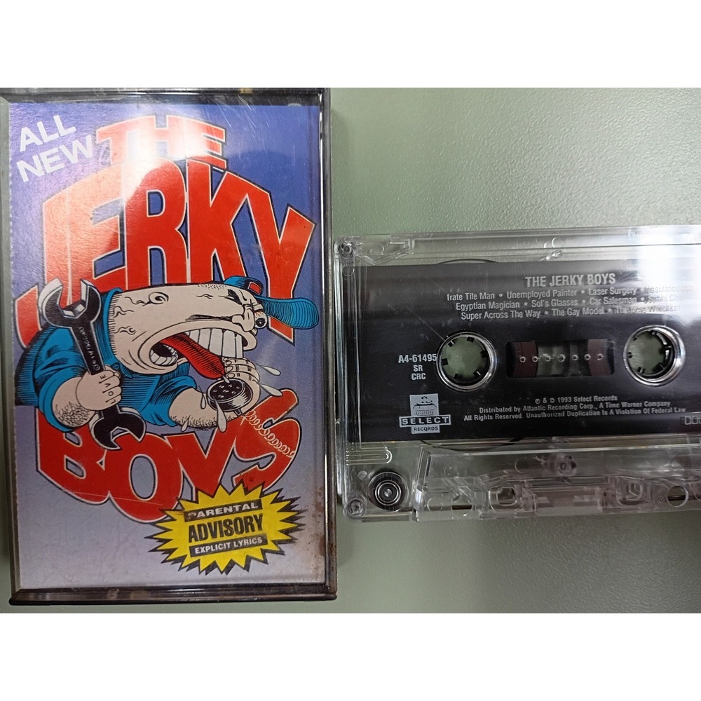 The Jerky Boys Cassette Tape 1993 Select Records Prank Comedy A4-61495